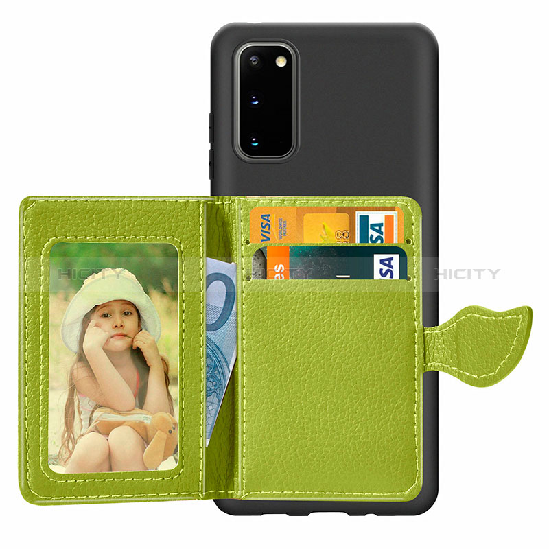 Silikon Hülle Handyhülle Ultra Dünn Schutzhülle Tasche Flexible mit Magnetisch S06D für Samsung Galaxy S20 5G