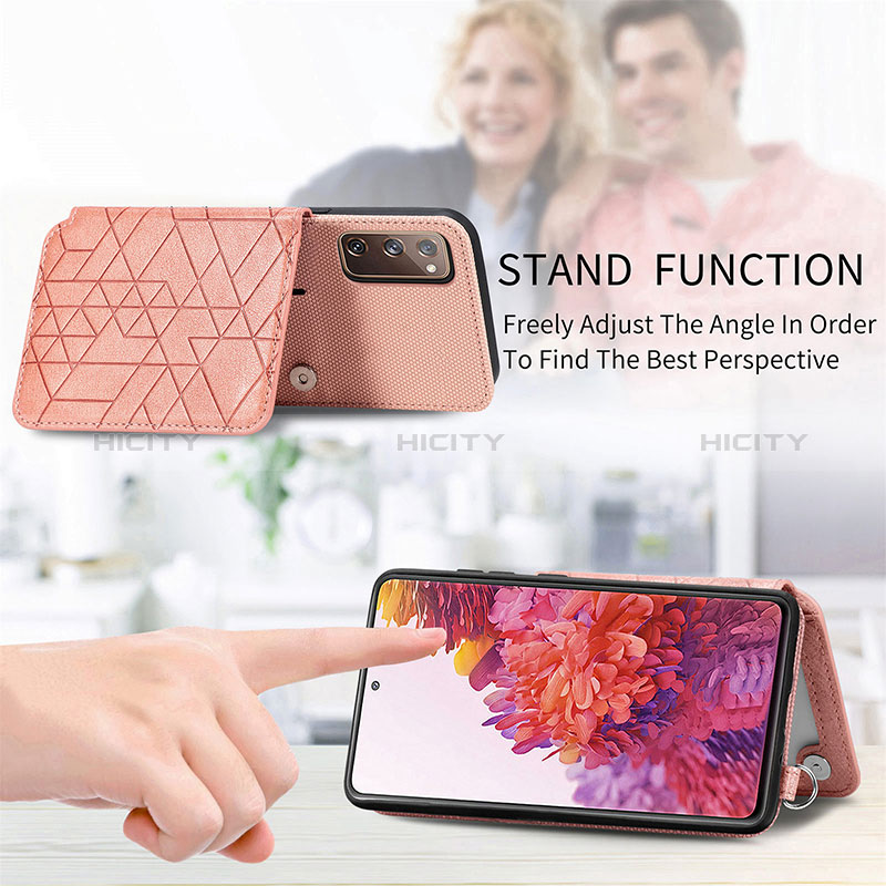 Silikon Hülle Handyhülle Ultra Dünn Schutzhülle Tasche Flexible mit Magnetisch S07D für Samsung Galaxy S20 Lite 5G groß