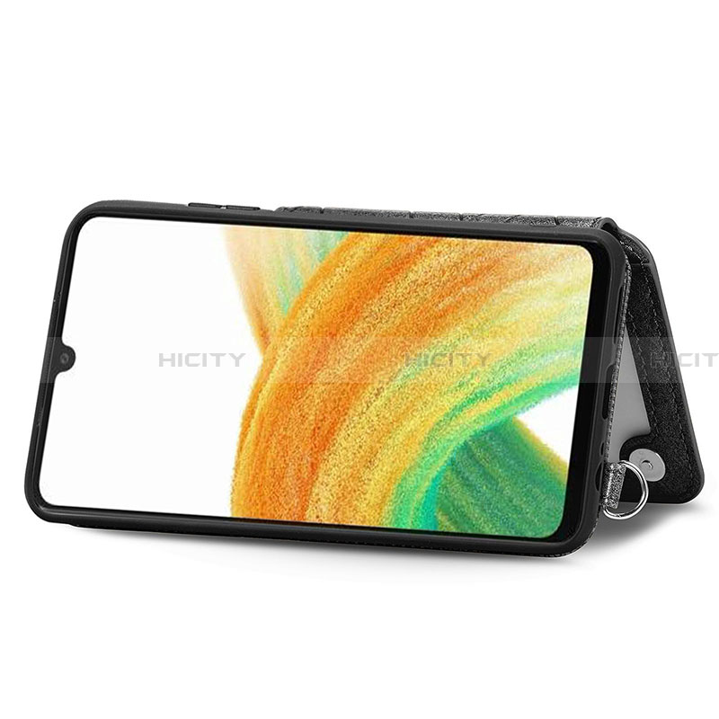 Silikon Hülle Handyhülle Ultra Dünn Schutzhülle Tasche Flexible mit Magnetisch S08D für Samsung Galaxy A13 4G