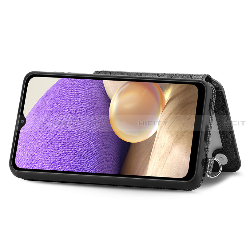 Silikon Hülle Handyhülle Ultra Dünn Schutzhülle Tasche Flexible mit Magnetisch S08D für Samsung Galaxy A32 4G