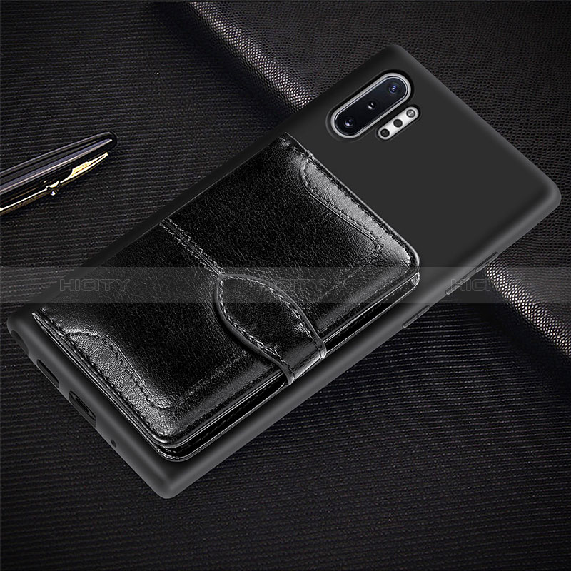 Silikon Hülle Handyhülle Ultra Dünn Schutzhülle Tasche Flexible mit Magnetisch S08D für Samsung Galaxy Note 10 Plus 5G