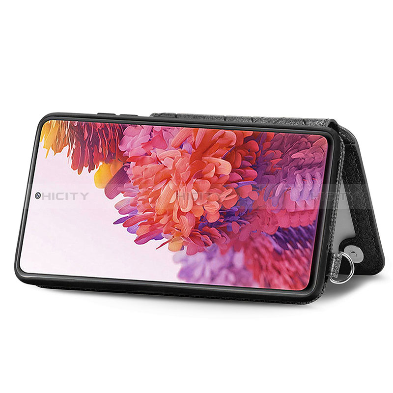 Silikon Hülle Handyhülle Ultra Dünn Schutzhülle Tasche Flexible mit Magnetisch S08D für Samsung Galaxy S20 FE 4G