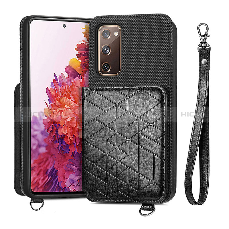 Silikon Hülle Handyhülle Ultra Dünn Schutzhülle Tasche Flexible mit Magnetisch S08D für Samsung Galaxy S20 FE 4G