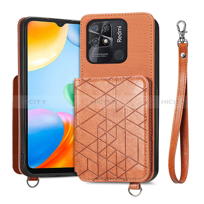 Silikon Hülle Handyhülle Ultra Dünn Schutzhülle Tasche Flexible mit Magnetisch S08D für Xiaomi Redmi 10C 4G groß