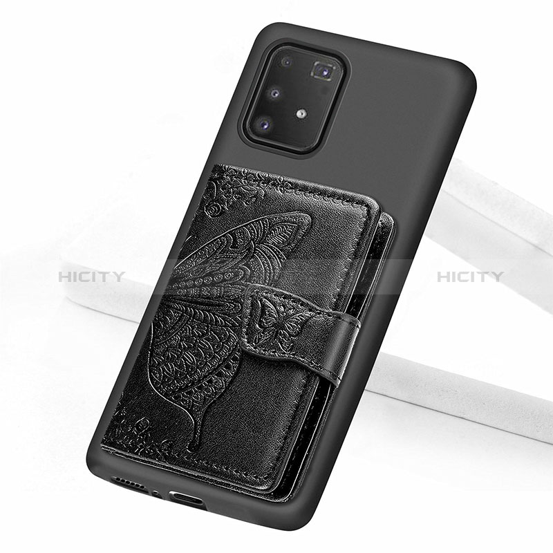 Silikon Hülle Handyhülle Ultra Dünn Schutzhülle Tasche Flexible mit Magnetisch S09D für Samsung Galaxy M80S