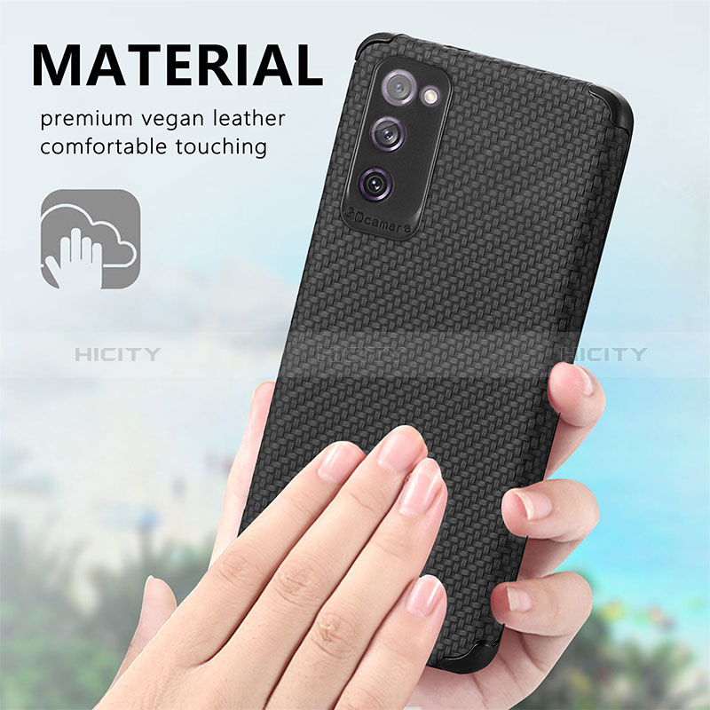 Silikon Hülle Handyhülle Ultra Dünn Schutzhülle Tasche Flexible mit Magnetisch S09D für Samsung Galaxy S20 FE (2022) 5G