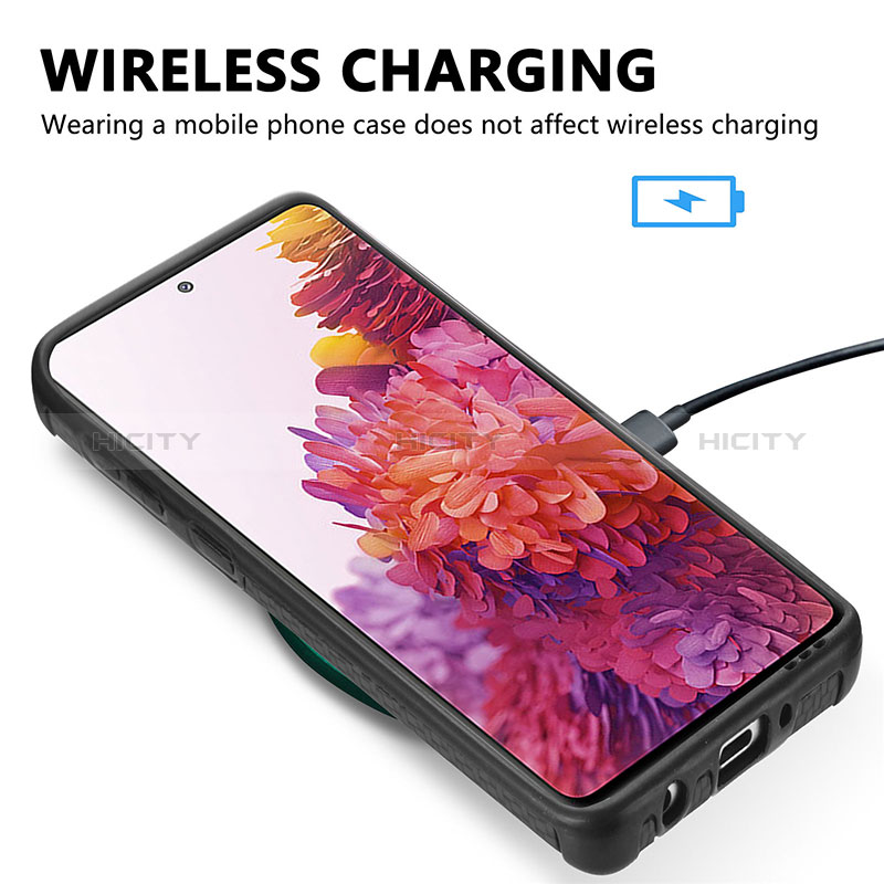 Silikon Hülle Handyhülle Ultra Dünn Schutzhülle Tasche Flexible mit Magnetisch S09D für Samsung Galaxy S20 FE 4G groß