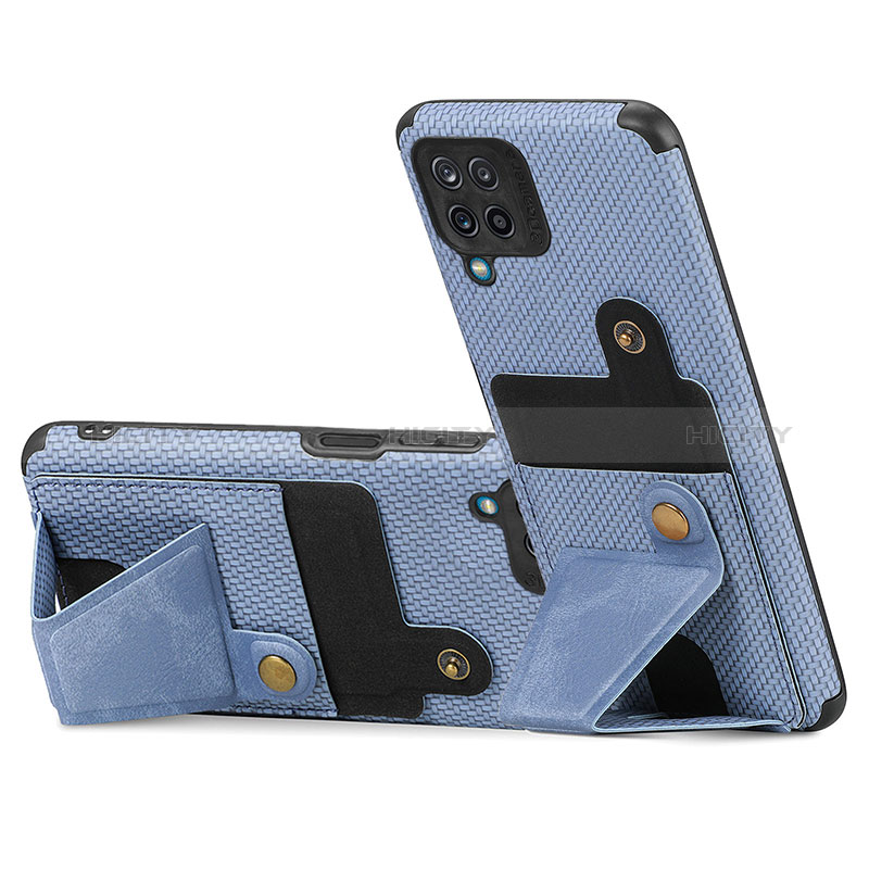 Silikon Hülle Handyhülle Ultra Dünn Schutzhülle Tasche Flexible mit Magnetisch S10D für Samsung Galaxy A12 5G groß