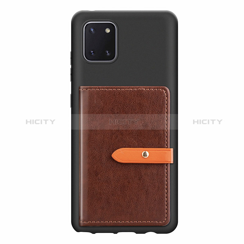 Silikon Hülle Handyhülle Ultra Dünn Schutzhülle Tasche Flexible mit Magnetisch S10D für Samsung Galaxy Note 10 Lite