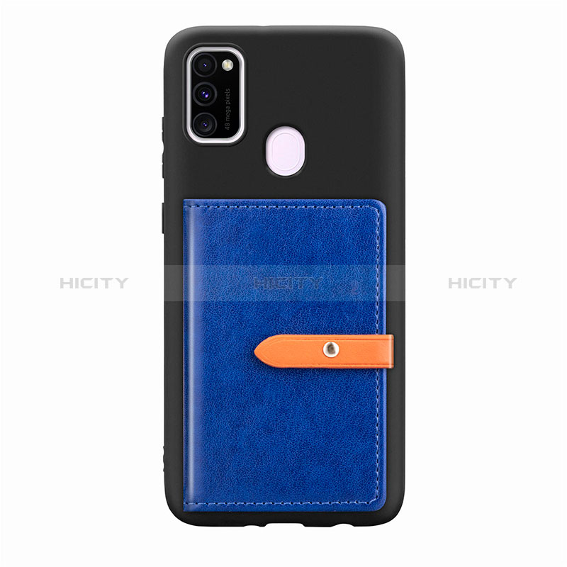 Silikon Hülle Handyhülle Ultra Dünn Schutzhülle Tasche Flexible mit Magnetisch S11D für Samsung Galaxy M30s