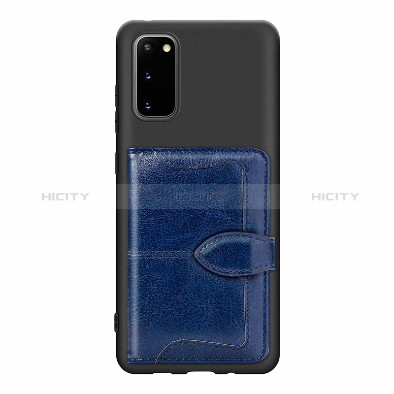 Silikon Hülle Handyhülle Ultra Dünn Schutzhülle Tasche Flexible mit Magnetisch S13D für Samsung Galaxy S20