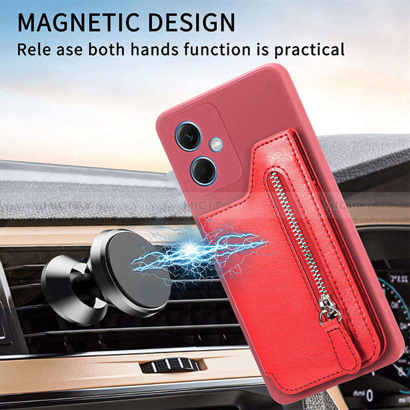 Silikon Hülle Handyhülle Ultra Dünn Schutzhülle Tasche Flexible mit Magnetisch SD1 für Xiaomi Redmi Note 12 5G