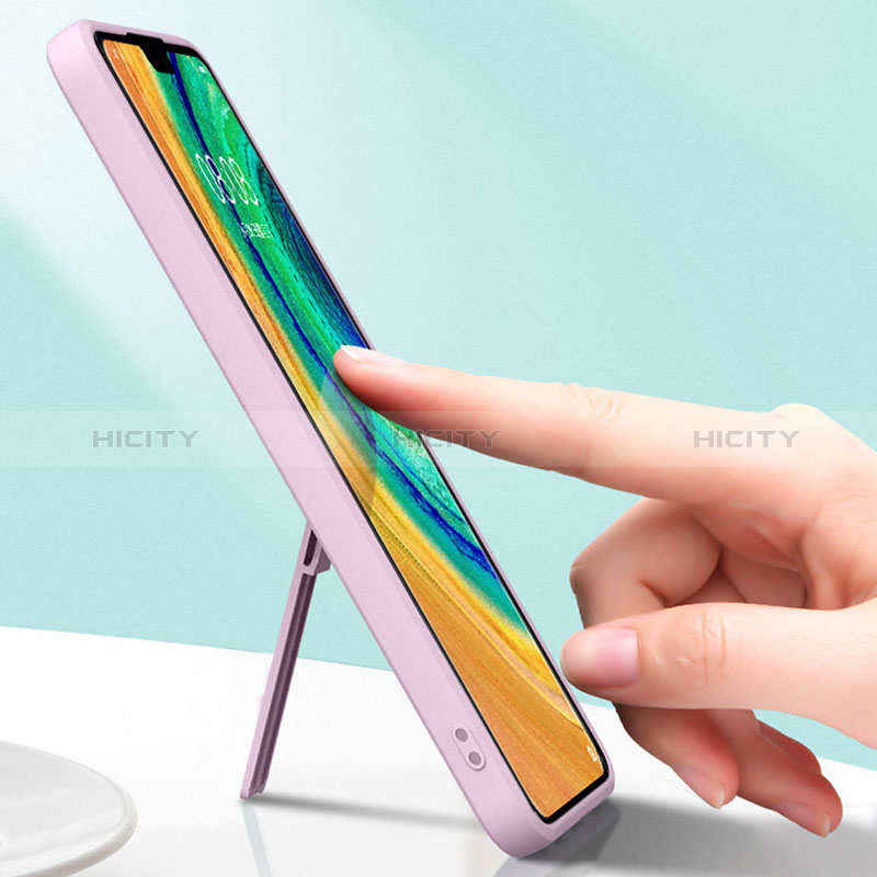 Silikon Hülle Handyhülle Ultra Dünn Schutzhülle Tasche Flexible mit Ständer für Oppo Find X5 5G