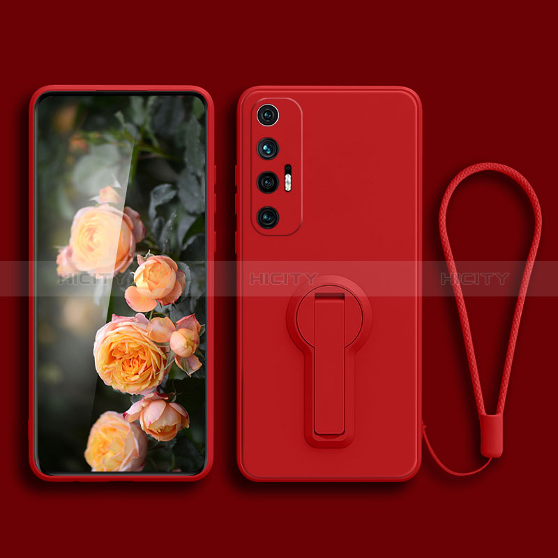 Silikon Hülle Handyhülle Ultra Dünn Schutzhülle Tasche Flexible mit Ständer für Xiaomi Mi 10S 5G