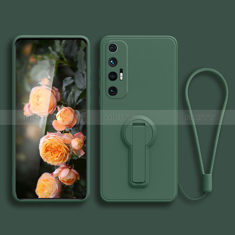 Silikon Hülle Handyhülle Ultra Dünn Schutzhülle Tasche Flexible mit Ständer für Xiaomi Mi 10S 5G