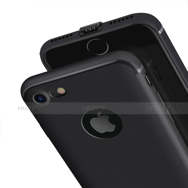 Silikon Hülle Handyhülle Ultra Dünn Schutzhülle Tasche H01 für Apple iPhone 7 groß