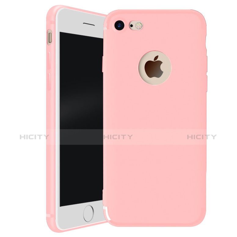 Silikon Hülle Handyhülle Ultra Dünn Schutzhülle Tasche H01 für Apple iPhone 8 Rosa