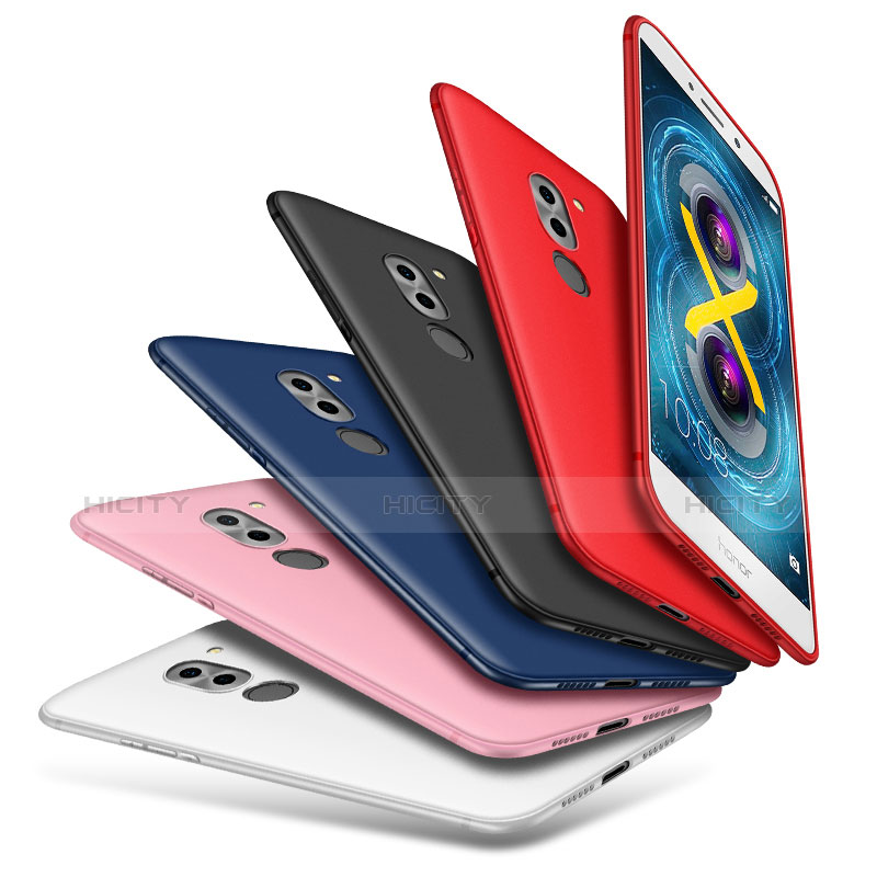 Silikon Hülle Handyhülle Ultra Dünn Schutzhülle Tasche S01 für Huawei Honor 6X Pro groß