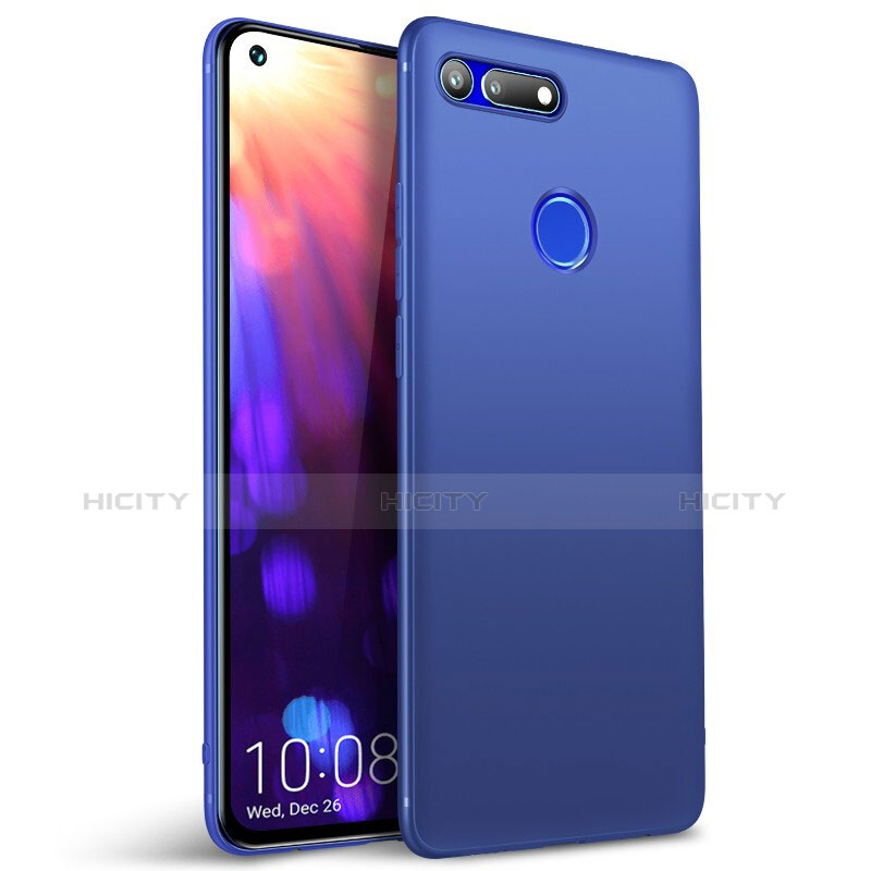 Silikon Hülle Handyhülle Ultra Dünn Schutzhülle Tasche S01 für Huawei Honor View 20 Blau