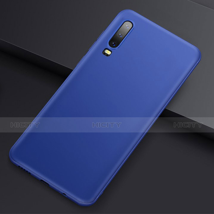 Silikon Hülle Handyhülle Ultra Dünn Schutzhülle Tasche S01 für Huawei P30 Blau