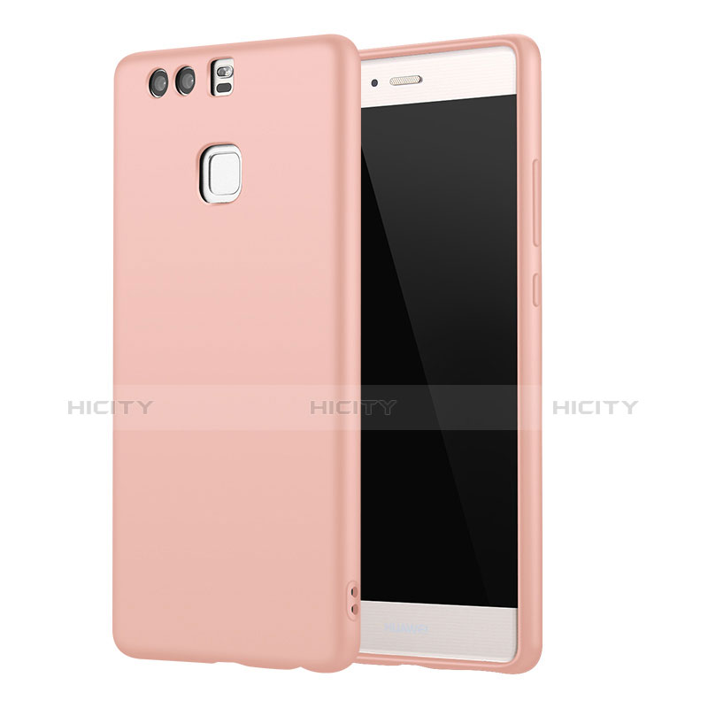 Silikon Hülle Handyhülle Ultra Dünn Schutzhülle Tasche S01 für Huawei P9 Rosa