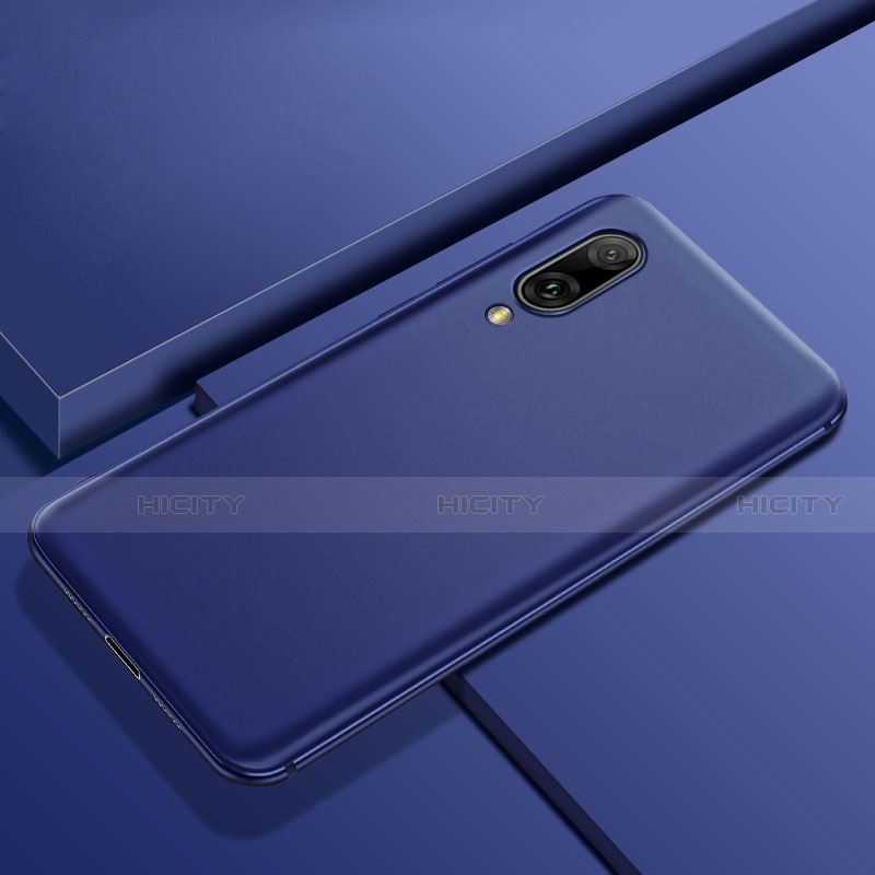 Silikon Hülle Handyhülle Ultra Dünn Schutzhülle Tasche S01 für Huawei Y7 (2019) Blau