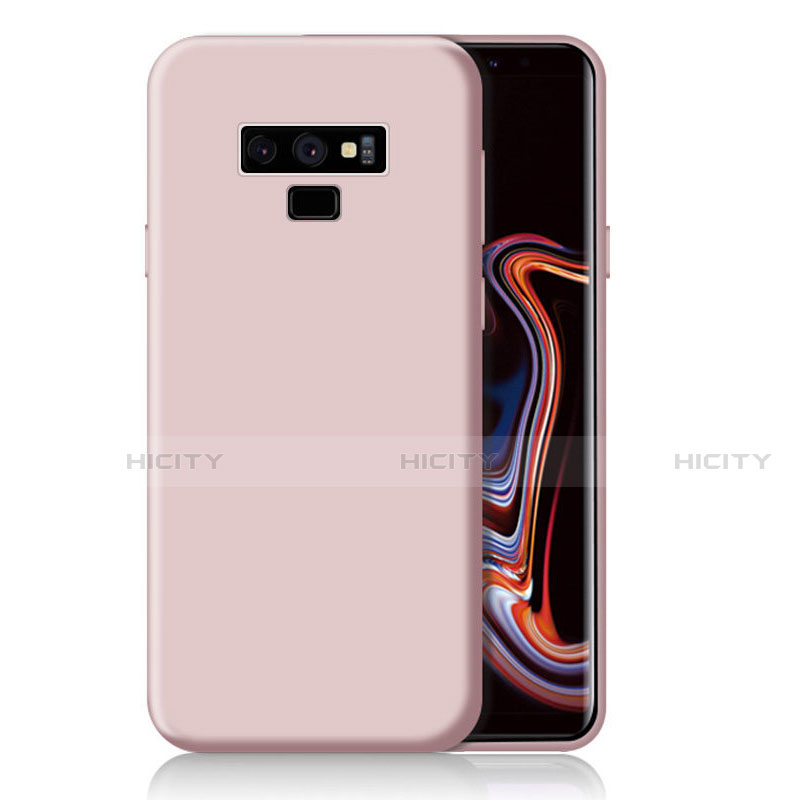 Silikon Hülle Handyhülle Ultra Dünn Schutzhülle Tasche S01 für Samsung Galaxy Note 9 Rosegold