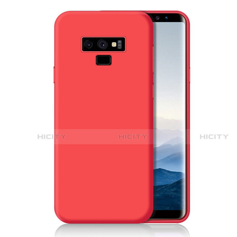 Silikon Hülle Handyhülle Ultra Dünn Schutzhülle Tasche S01 für Samsung Galaxy Note 9 Rot