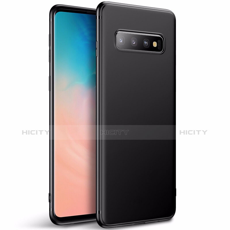 Silikon Hülle Handyhülle Ultra Dünn Schutzhülle Tasche S01 für Samsung Galaxy S10 Plus groß