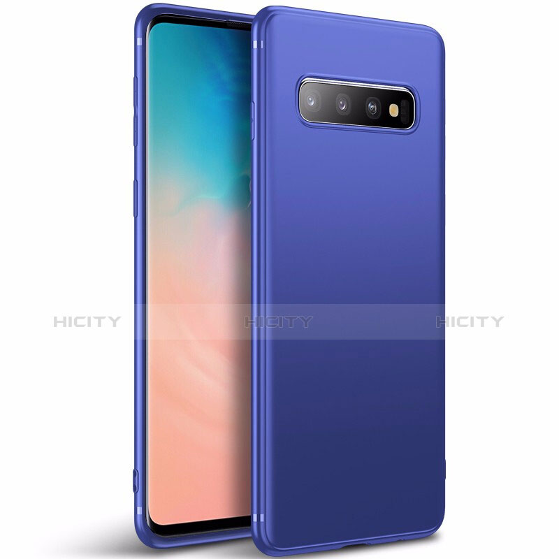 Silikon Hülle Handyhülle Ultra Dünn Schutzhülle Tasche S01 für Samsung Galaxy S10 Plus groß