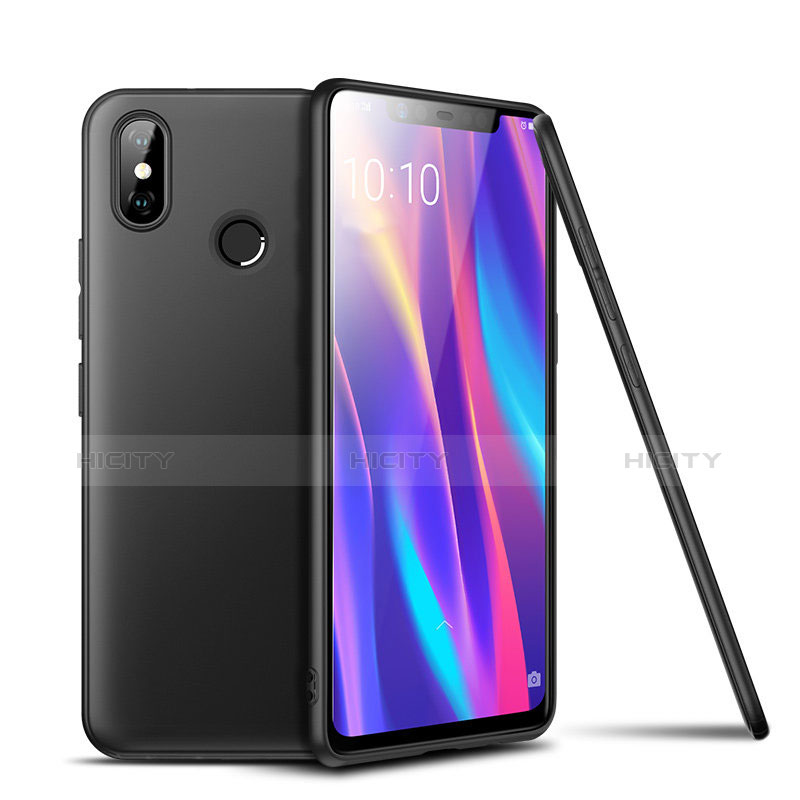 Silikon Hülle Handyhülle Ultra Dünn Schutzhülle Tasche S01 für Xiaomi Mi 8 Schwarz Plus