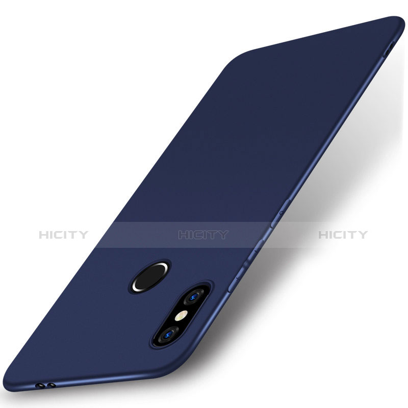 Silikon Hülle Handyhülle Ultra Dünn Schutzhülle Tasche S01 für Xiaomi Mi 8 SE Blau