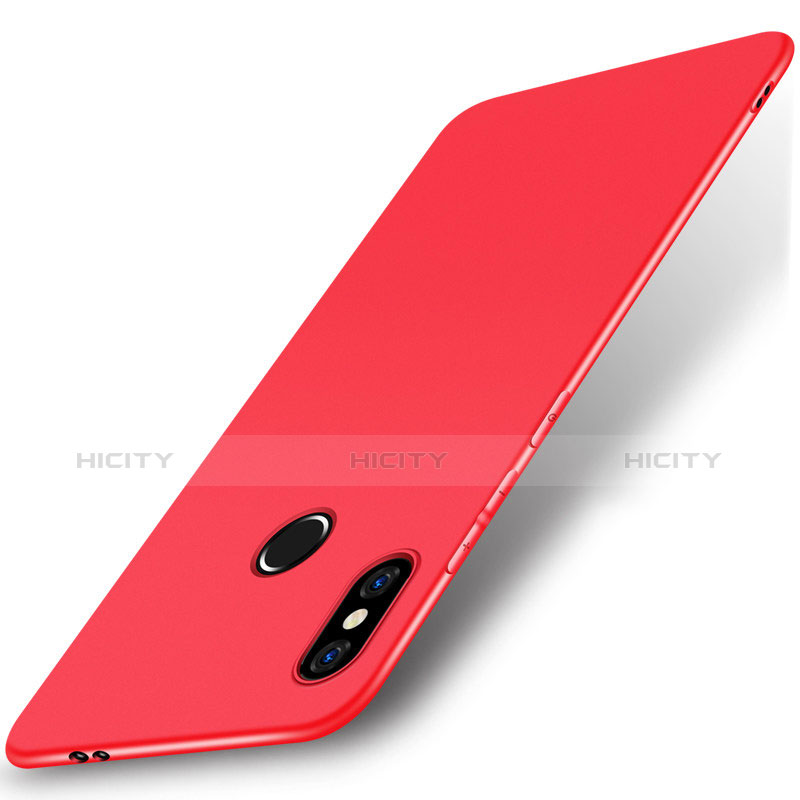 Silikon Hülle Handyhülle Ultra Dünn Schutzhülle Tasche S01 für Xiaomi Mi 8 SE Rot