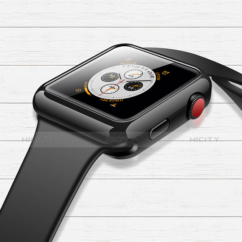 Silikon Hülle Handyhülle Ultra Dünn Schutzhülle Tasche S02 für Apple iWatch 4 40mm groß