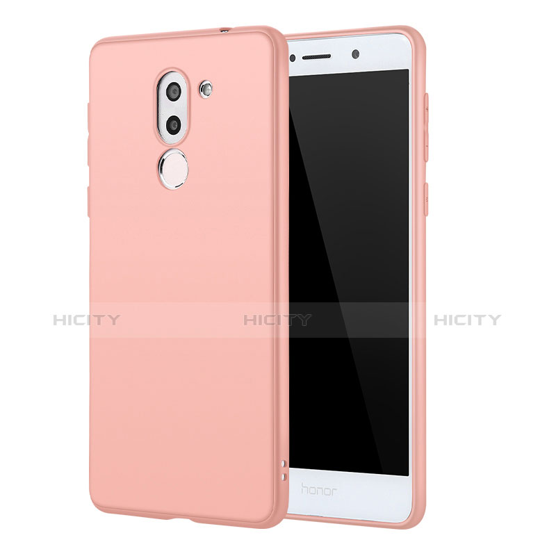 Silikon Hülle Handyhülle Ultra Dünn Schutzhülle Tasche S02 für Huawei Honor 6X Rosa