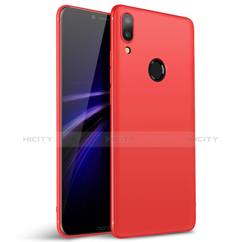 Silikon Hülle Handyhülle Ultra Dünn Schutzhülle Tasche S02 für Huawei Honor Play Rot