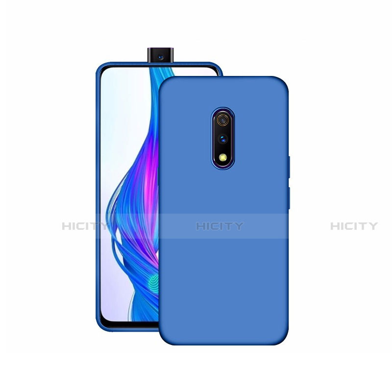 Silikon Hülle Handyhülle Ultra Dünn Schutzhülle Tasche S02 für Oppo K3 Blau Plus