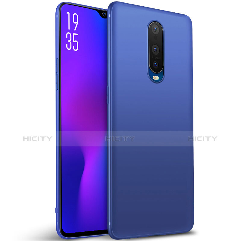 Silikon Hülle Handyhülle Ultra Dünn Schutzhülle Tasche S02 für Oppo R17 Pro Blau