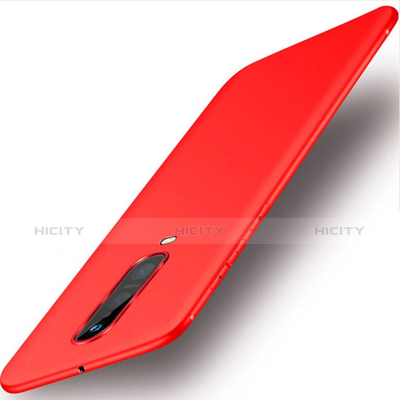 Silikon Hülle Handyhülle Ultra Dünn Schutzhülle Tasche S02 für Oppo R17 Pro Rot