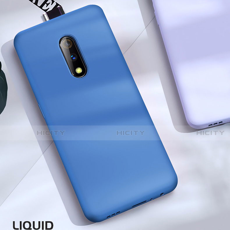 Silikon Hülle Handyhülle Ultra Dünn Schutzhülle Tasche S02 für Oppo Realme X groß