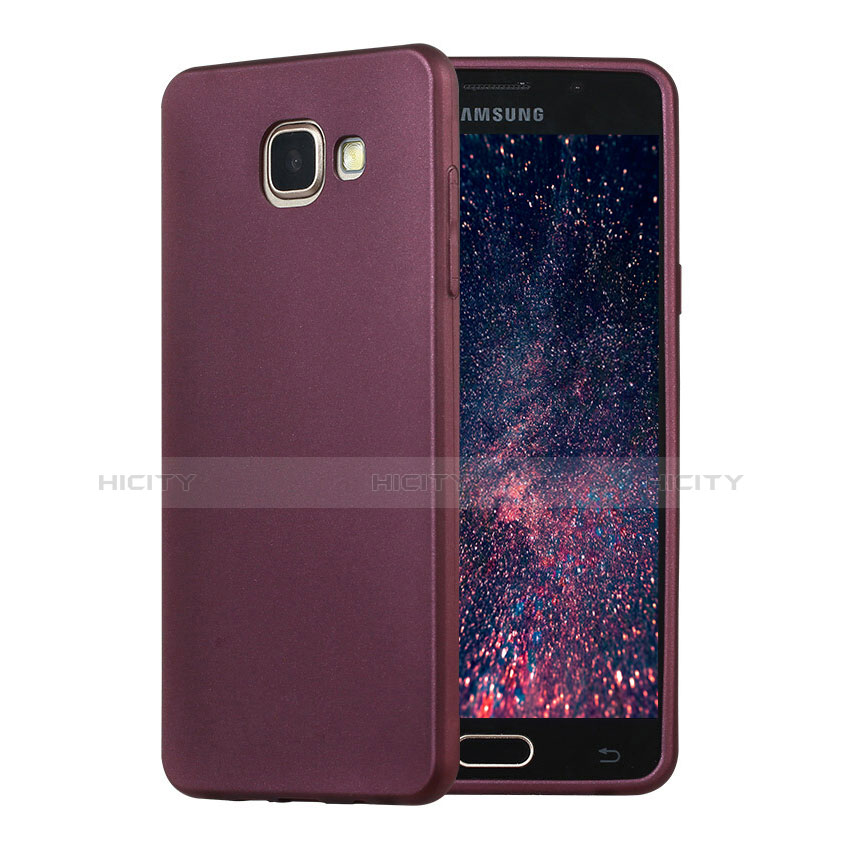 Silikon Hülle Handyhülle Ultra Dünn Schutzhülle Tasche S02 für Samsung Galaxy A5 (2016) SM-A510F Violett