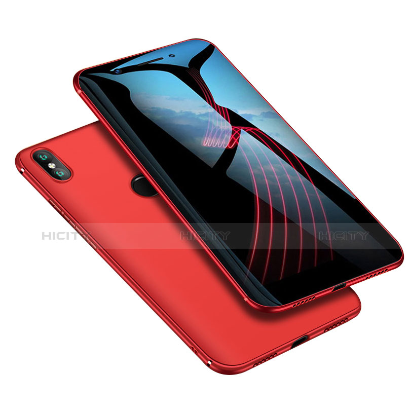 Silikon Hülle Handyhülle Ultra Dünn Schutzhülle Tasche S02 für Xiaomi Mi 6X Rot Plus