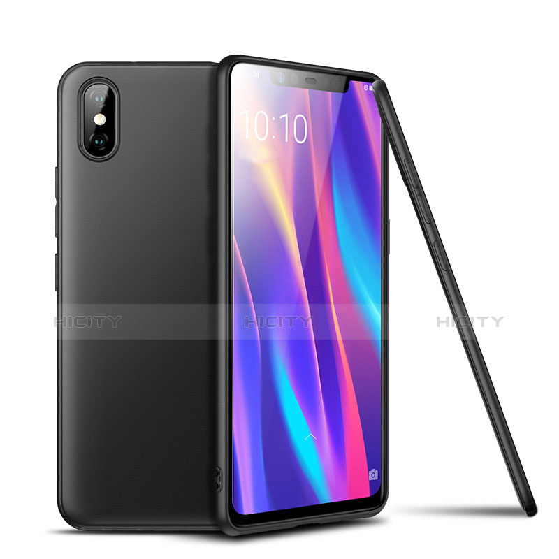 Silikon Hülle Handyhülle Ultra Dünn Schutzhülle Tasche S02 für Xiaomi Mi 8 Pro Global Version Schwarz