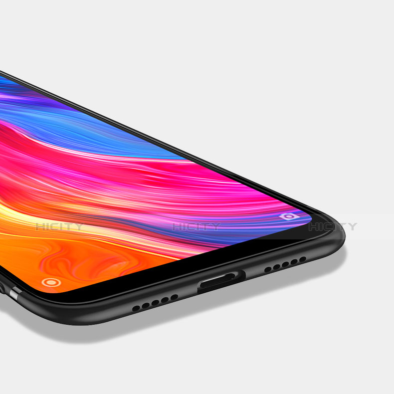 Silikon Hülle Handyhülle Ultra Dünn Schutzhülle Tasche S02 für Xiaomi Mi 8 SE groß