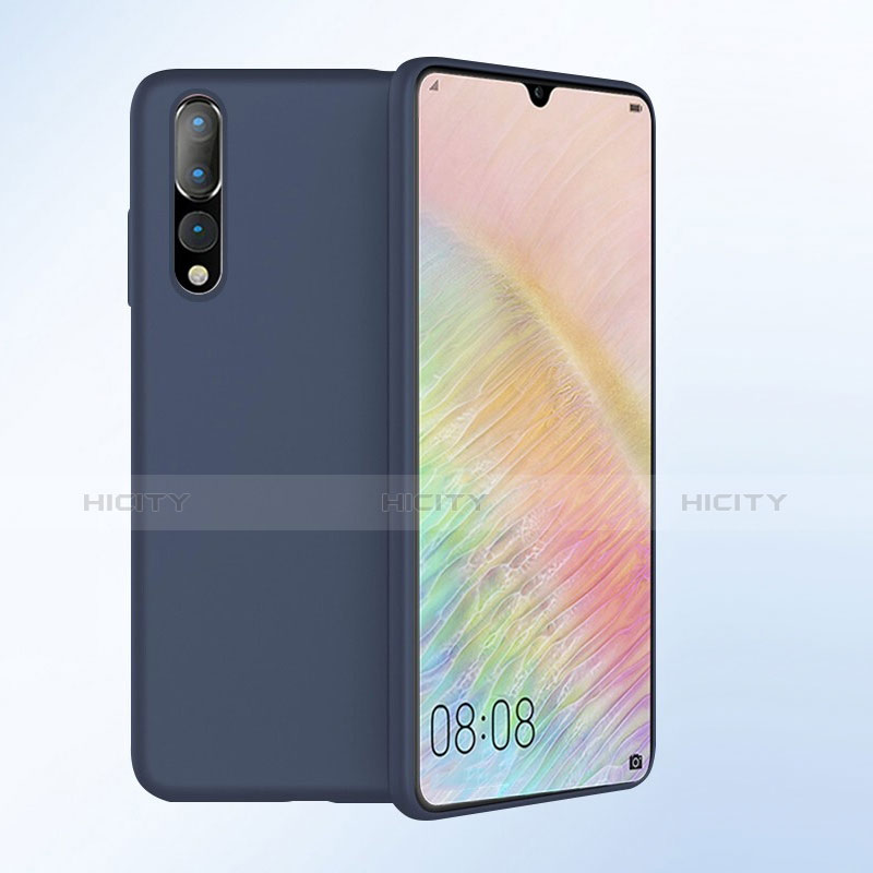 Silikon Hülle Handyhülle Ultra Dünn Schutzhülle Tasche S03 für Huawei P20 Pro Blau