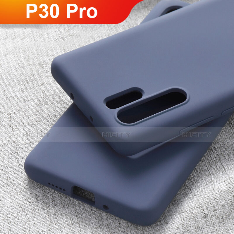 Silikon Hülle Handyhülle Ultra Dünn Schutzhülle Tasche S03 für Huawei P30 Pro Blau