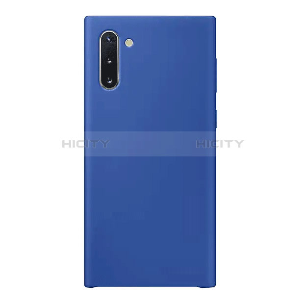 Silikon Hülle Handyhülle Ultra Dünn Schutzhülle Tasche S03 für Samsung Galaxy Note 10 5G Blau Plus