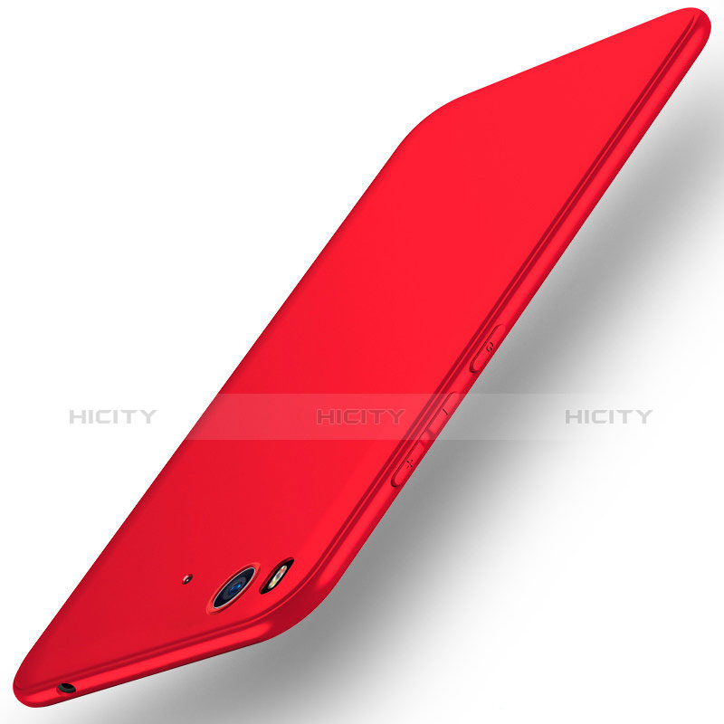 Silikon Hülle Handyhülle Ultra Dünn Schutzhülle Tasche S03 für Xiaomi Mi 5S 4G Rot