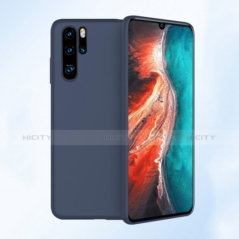 Silikon Hülle Handyhülle Ultra Dünn Schutzhülle Tasche S04 für Huawei P30 Pro groß