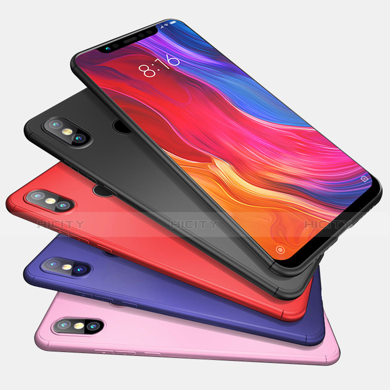 Silikon Hülle Handyhülle Ultra Dünn Schutzhülle Tasche S04 für Xiaomi Mi 8 groß